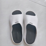利达妮（TZLDN）踩屎感拖鞋男士夏季外穿厚底居家用浴室洗澡防滑运动户外凉拖鞋男 黯日白黑 【店长推荐】 44-45 【标准码】 实拍图