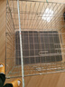 憨憨宠 鸡笼子 家用芦丁鸡养殖笼带粪盘特大号可折叠加密鸡舍鸭笼子 86*61*71cm配顶部雨罩+喂食槽+托盘+脚垫（家禽8只） 实拍图