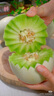 京鲜生 山东玉菇甜瓜 2-4粒 净重8-9斤装 单果2斤起 水果 源头直发 实拍图