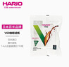 HARIO日本进口V60手冲咖啡滤纸过滤纸滤网滤袋咖啡机滤纸袋装100枚02号 实拍图
