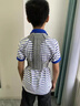 欧酷儿童反弓带矫正驼背神器青少年背部矫正器写字坐姿开肩学生纠正 儿童款小码-灰色（适合45斤以下） 实拍图