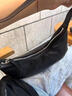 ANDSEEYOU品牌 单肩包女 轻便羊皮背包小众设计斜挎手机包简约小手提腋下包 黑色 实拍图
