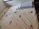 九洲鹿床单四件套100%纯棉床上用品磨毛床单被罩被套200*230cm 实拍图