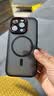 魔杰乐 适用苹果17promax手机壳磁吸充电iPhone16promax手机保护套沙漠色全包防摔软胶肤感磨砂简约轻奢 磁吸黑色【莱卡系列-金属镜头圈】 iPhone16Pro 实拍图