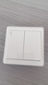 德力西(DELIXI)开关插座面板 CD815系列 双开二开双控开关 QSE862K2 实拍图