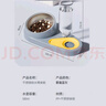 憨憨乐园猫碗双碗猫咪喝水碗猫食盆斜防打翻饭盆狗碗宠物用品 实拍图
