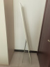 飞旺藤达全身落地镜子壁挂贴墙卧室玄关穿衣镜化妆镜铝合金简约北欧大镜子 推荐-优雅白50*160【摆挂两用】 高清成像 合金边框 实拍图