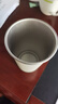 【爆款】一次性不锈钢水杯简约咖啡杯餐厅酒吧啤酒杯 米白色 350ml 实拍图