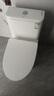 九牧（JOMOO） 马桶家用抗菌一级水效卫生间虹吸式坐便器缓降盖板防臭抽水坐厕 【镇店抗菌节水】11370-400坑距 实拍图