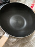 炊大皇 316不锈钢炒菜锅32cm 不粘平底炒锅 燃气煤气灶电磁炉通用 实拍图