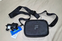 FILAFUSION斐乐潮牌情侣款挎包男士女士包包新品小熊挂件斜挎包 深黑-BK XS 实拍图