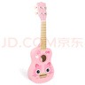 NEW CLASSIC TOYS儿童尤克里里玩具初学吉他可弹奏早教音乐启蒙乐器男女孩生日礼物 粉色猫咪-21寸木质尤克里里 荷兰品牌 3-6岁益智玩具 春节新年礼物 实拍图