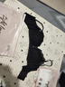 俏曼芬夏季内衣女超薄款大胸显小聚拢收副乳防下垂无钢圈大码胸罩性感少女文胸套装 白色（单件） 34/75(ABC通杯厚约0.3CM) 实拍图