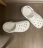卡骆驰crocs洞洞鞋贝雅男鞋女鞋轻便耐磨一脚蹬拖鞋休闲鞋|10126 白-100 43 (270mm) 实拍图