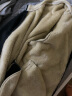 吉普（JEEP） 卫衣套装男冬季宽松加绒加厚羊羔绒卫衣运动套装男士新款开衫外套保暖三件装百搭大码 25193黑色三件装（外套+上衣+裤子） 3XL（155-170斤） 实拍图