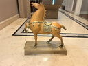 铜师傅 《马到成功》客厅 桌面 铜马摆件 家居装饰工艺品 马到成功（如意橙） 实拍图