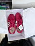 百丽（Belle）马年系列张凌赫同款方程式跑道赛车鞋女红色德训鞋E2L1DAM6预售 红色 新年红【张凌赫同款】 35 实拍图