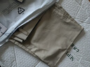 七匹狼休闲裤男天丝抗菌弹力裤子秋季商务直筒长裤通勤男裤【四季款】 701(卡其色)-天丝抗菌 36 92A 实拍图