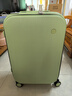 米熙前开盖拉杆箱子铝框箱托运行李箱男密码箱旅行箱22英寸牛油果绿60 实拍图
