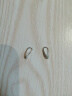 s925简约质感水滴耳钩女小众设计时尚百搭日常休闲风耳钉耳饰 水滴耳钉 实拍图