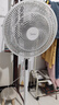 美的（Midea）【飓风节能】七叶柔风立式电风扇/家用轻音落地扇/台式小型风扇/大风力遥控定时摇头风扇 SAH35BSJ 实拍图