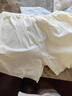 京舒然京东自有品牌棉·睡衣女纯棉短袖套休闲家居服 浅黄2XL 实拍图