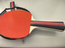 红双喜乒乓球拍双拍两只装对拍娱乐训练健身乒乓球成品拍2支初学者 【京东物流】初学款横+直2支+6球 实拍图