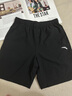 安踏运动五分裤男2025夏季新款宽松薄款直筒速干透气带拉链运动短裤 【夏季速干推荐热卖】基础黑-4 S /165cm（适合90-100斤） 实拍图