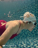 HOMNN淏曼硅胶游泳帽女防水不勒头韩国加大舒适高弹卷发女孩泳帽 三只狮子-大泳帽 实拍图