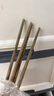 京东京造 筷子 家用食品级餐具无漆无蜡鸡翅木【加长火锅筷】32cm*2双 实拍图