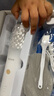 易简（yijan）婴儿理发器自动吸发儿童理发器宝宝剃头器新生儿剪发电推子X18白 实拍图