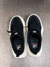 斐乐（FILA）官方川行鞋FOSSO男鞋复古帆布鞋新款休闲鞋 黑-BK 40.5 实拍图