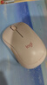 罗技（Logitech）M221轻音鼠标 无线鼠标 办公鼠标 对称鼠标 带无线微型接收器 茱萸粉 实拍图