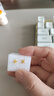 曼卡龙黄金耳钉足金星芒绕线耳饰一对简约日常小巧 女生生日礼物 星芒绕线耳钉 0.73g 实拍图
