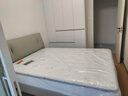 喜临门真皮艺双人大床主次卧室现代简约软靠包尼亚pro[床架] 云雾米+白骑士plus床垫-软硬适中 1.5*2米 实拍图