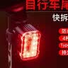 超亮自行车灯夜骑车前灯警示尾灯配件山地车公路单车儿童骑行装备 高亮LED自行车前灯 实拍图