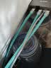 万级超七类网线双屏蔽【国标23AWG-0.62mm纯无氧铜芯】CAT7A类抗干扰万兆25G工程家装网络箱线50米绿色 实拍图