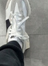 NEW BALANCE NB327官方秋冬休闲鞋男鞋女鞋情侣舒适增高鞋百搭潮流厚底运动鞋 米灰色/白色 MS327FE 38 (脚长23.5cm) 实拍图