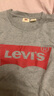 Levi's李维斯情侣美式宽松印花时尚简约舒适潮流纯棉圆领短袖T恤 灰色 002A0-0003 S 实拍图