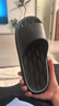 洁丽雅买一送一踩屎感拖鞋女夏季室内家居情侣浴室洗澡防滑防臭凉拖鞋男 白色+黑色 38-39 女+男44-45 实拍图