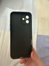 奶小鸭（NEYAA）适用苹果16plus手机壳 iphone16plus保护套镜头全包硅胶防摔超薄创意卡通简约软壳男女款 石墨黑 实拍图