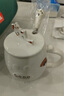 品喻（PINYU）杯子马克杯咖啡杯陶瓷杯高颜值水杯家用带盖勺大容量猫咪冲泡杯白 实拍图