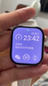 Apple/苹果 Watch Series 10 智能手表GPS款46毫米玫瑰金色铝金属表壳淡桃粉色运动型表带S/M MX293CH/B 实拍图