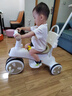 看宝贝（lookbaby）儿童三轮车脚踏车儿童车1-3岁宝宝三轮车平衡车1-3岁儿童推车 高配卡其|裸车+推把 实拍图