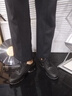 雅格狮丹（Aquascutum）男鞋夏季2025新款透气网面鞋轻便舒适户外休闲运动鞋 黑色 40 -适合运动鞋41码 实拍图