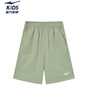 鸿星尔克（ERKE）童装男女大小童涤纶夏季速爽透气五分短裤胶囊绿175 实拍图