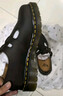 马丁（DR.MARTENS）8065 Mary Jane舒适美拉德疯马皮棕色皮鞋玛丽珍鞋 深棕色 37 实拍图