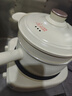 美的（Midea）电煮锅 电蒸锅 电炒锅 电热锅 2.6L分体式 小型1-2人学生宿舍多功能锅 泡面锅 XZC2061 配蒸笼 实拍图