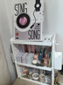 欧润哲 洞洞板置物架桌面收纳架厨房置物架收纳架浴室储物架3层白色 实拍图