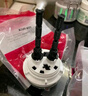 潜水艇马桶配件冲水开关双按按钮按键通用型大号小号抽水水箱普通家用新老式座便器连体式坐便器水箱盖排水阀 马桶冲水按钮(双按-大号)5.8-6.5cm 实拍图